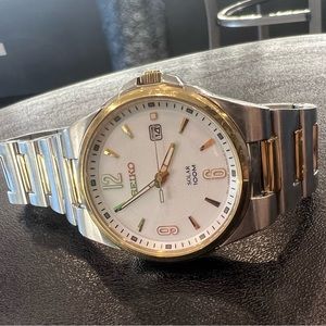 Seiko Men’s Two Tone Stainless Steel Watch